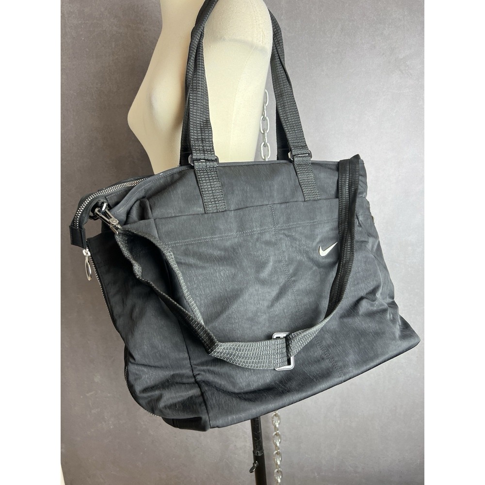 Women's‎ Nike One Luxe Training Bag Stone Black Fitness Gym Tote CV0058-010 NEW
